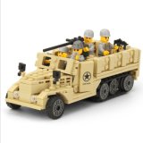 14882003-205PCS Century Military Series M2 Halftrack Military Vehicles Assembled Toy Building Blocks All Brand Compatible