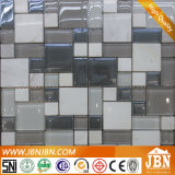 Jazz White Stone Marble and Glass Mosaic for Balcony (M855078)