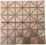 Rose Golden Metal Mosaic Tile for Interior Wall Use