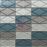 Wall Decoration Splash Used 3D Glass Brick Mosaic Tiles (CFC687)
