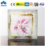 Jinghua High Quality Artistic P-025 Painting Glass Block/Brick
