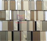 Gold Color Crystal Aluminium Mixed Mosaic Tiles (CFA80)
