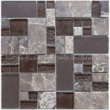 Glass and Stone Mixed Mosaic Polished Tiles Vitreous Tile Supplier