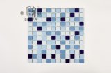 Mixed Blue 23*23mm Ceramic Mosaic Tile for Decoration, Kitchen, Bathroom and Swimming Pool