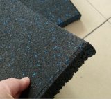 EPDM Gym Floor Rubber Tiles, Crossfit Rubber Gym Floor Tile
