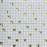 15*15mm Inexpensive Mosaic Tile Mixed with Glass and Mirror (ST02)