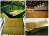 Professional Indoor PVC Wooden Color Gym Flooring -10mm