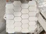 White Marble Mosaics in Polished/Honed/Sandblasted for Tiles/Mosaic Decoration