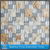 Natural Beige/White /Grey Marble Stone Wall Mosaic for Room Decorative