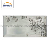 Classical Glass Subway Tile Antique Silver Mosaic Glass Mirror Tiles for Walls