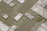 Mix Glass and Marble Mosaic Tiles