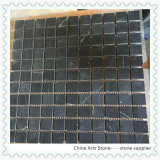 Black Marquina Marble Stone Mosaic Tile for Wall Decoration