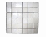 Factory Directly Beige Polished Square Marble Mosaic Tile