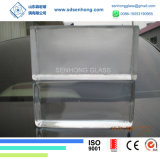 Decorative Clear Frosted Solid Transparent Glass Brick for Glass Wall