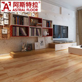Yellow Color in 12mm Thickness Glossy Laminated Flooring