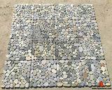 Mixed Color Slate Stone Interior Wall Tiles Irregular Mosaics