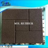 New Certificated Outdoor Bright Color Floor Rubber Tile