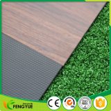 Glue Down PVC Vinyl Interlocking Wood Plank Flooring with UV
