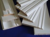 Hongtu Brand Decorative White Coated Skirting Base Boards MDF Moulding
