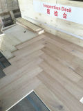 Unfinished Oak Herribone Parquet Flooring
