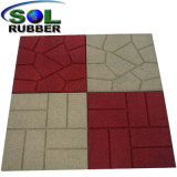 Ce Certificated Roof Top Deck Rubber Floor Tile