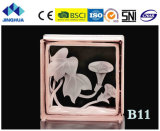 Jinghua High Quality Artistic B-11 Painting Glass Block/Brick