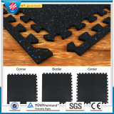 300*300mm Easy Install Rubber Gym Flooring Tile