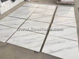 Natural/Polished China Guangxi White Marble Tile for Decoration