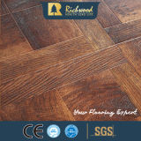 12.3mm Woodgrain Texture Walnut Laminbate Wooden Wood Laminate Flooring