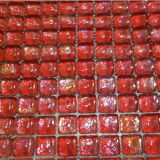 Red Bread Stone Wall Mosaic Glass Tile