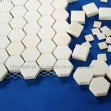 High Hardness Impact Resistant Alumina Hex Ceramic Tiles Manufactures