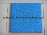 500*500mm Gym or Kindergarden Used Interlock Square Type Rubber Tile