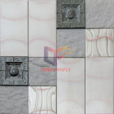 Stainless Steel Mix Crystal Big Pieces Mosaic Tile (CFM914)