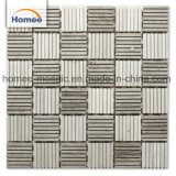 High Quality Natural Stone Texture Grey Wall Marble Mosaic Tile