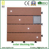 High Quality Building Material Waterproof WPC Solar Light Floor Tiles