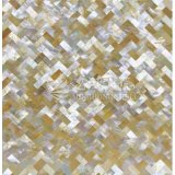 Yellow Lip Mop Shell 10*20mm Mosaic Tile