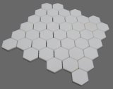 High Grade Greek Thassos White Hexagon Shaped Marble Stone Mosaic Tile