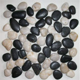 Black & White Mosaic Stone Tile