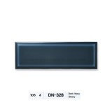 100X300mm Simple and Fashionable Design Dark Navy Glossy Two Tone Bevel Glazed Interior Wall Tile (DN-328)
