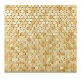 Honey Onyx Hexagonal 1 Inch Mosaic Tile