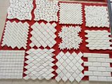 Statuary/Oriental/Snow/Carrara White Marble Mosaic Tiles Polished/Honed Hexagon/Basketweave/Herringbone/French Pattern for Wall/Flooring