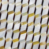 Freshwater Shell and Yellow Lip Mop Shell and Pen Shell Rhombus Mosaic Tile