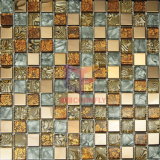 Laminated Glass and Stainless Steel Mosaic (CFM755)