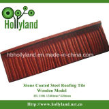 Metal Roofing Tile with Stone Chips Coated (Wooden Tile)