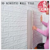 Decorative PVC 3D Soundproof Self Adhesive Brick for Rideo Room
