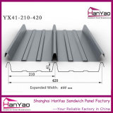 New Building Material Steel Roof Tile Roofing Sheet Yx41-210-420