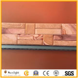 Pink/Yellow/White Quartzite Ledgestone Stacked Wall Stone Veneer Culture Stone