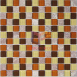 Red Stone Mix Glass Mosaic Tile (CS123)