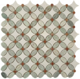 Waterjet Flower Pattern Mosaic Tile