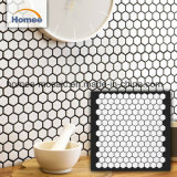 Cheap Wholesale Price White Mosaic Tile New Design Small Hexagon Mosaic